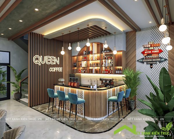 thiết kế quán cafe đẹp